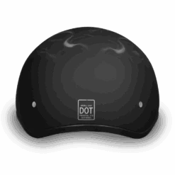 Daytona Helmet D.O.T. Piston Skull Cap Helmet -Gearup Co. Store american legend rider helmets 2xs d o t pistol skull cap helmet motorcycle biker 3712528515141