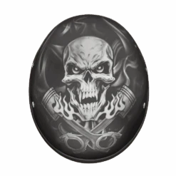 Daytona Helmet D.O.T. Piston Skull Cap Helmet