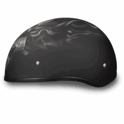 Daytona Helmet D.O.T. Piston Skull Cap Helmet -Gearup Co. Store american legend rider helmets 2xs d o t pistol skull cap helmet motorcycle biker 3712528613445