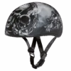 Daytona D.O.T. Motorcycle Skull Cap Half Helmet W/ Guns