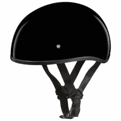 Daytona D.O.T Gloss Black Cap Helmet W/o Visor