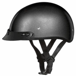 Daytona D.O.T Metal Grey Cap Helmet