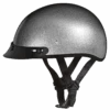 Daytona D.O.T Silver Metallic Cap Helmet