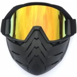 Motorcycle Goggles Mask W/ Detachable Face Shield