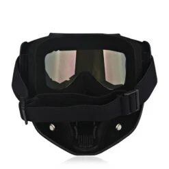 Motorcycle Goggles Mask, TPEE/Polycarbonate, Black Frame -Gearup Co. Store american legend rider model 3 motorcycle face mask goggles motorcycle biker 27904951829