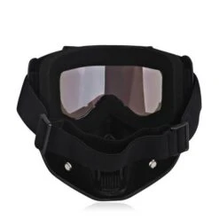 Motorcycle Goggles Mask, TPEE/Polycarbonate, Black Frame -Gearup Co. Store american legend rider model 4 motorcycle face mask goggles motorcycle biker 27904950293