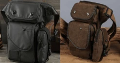 Cool American Legend Rider Leg Bag -Gearup Co. Store american legend rider motorcycle bags black waterproof 3 bags left high quality multifunctional leg bag motorcycle biker 3561772351557