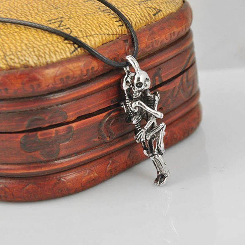 Infinity Skull Couple Necklace Hug Lover Necklace, Stainless Steel 2 Infinity Skull Couple Necklace Hug Lover Necklace, Stainless Steel - Image 2