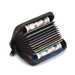 Flowery Vintage Card Holder Wallet -Gearup Co. Store american legend rider red flowery vintage card holder motorcycle biker 928146849813