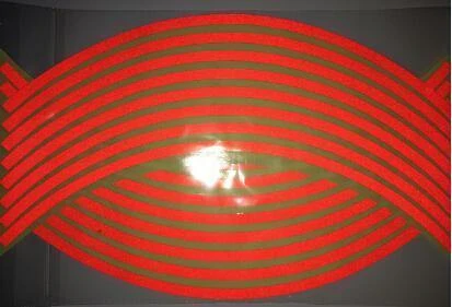 Wheel Hub Decal Sticker Reflective Stripes For 16/17/18 In Motorcycle & Car Rims 3 Wheel Hub Decal Sticker Reflective Stripes For 16/17/18 In Motorcycle & Car Rims - Image 3