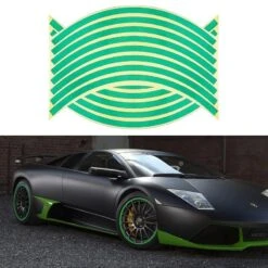 Wheel Hub Decal Sticker Reflective Stripes For 16/17/18 In Motorcycle & Car Rims 19 Wheel Hub Decal Sticker Reflective Stripes For 16/17/18 In Motorcycle & Car Rims -Gearup Co. Store american legend rider red wheel hub decal sticker reflector motorcycle biker 29115274453