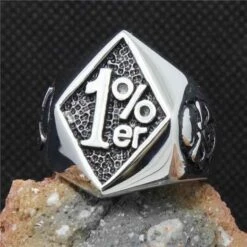 1%ER Man Ring -Gearup Co. Store american legend rider rings 7 1 er man ring motorcycle biker 27063705301