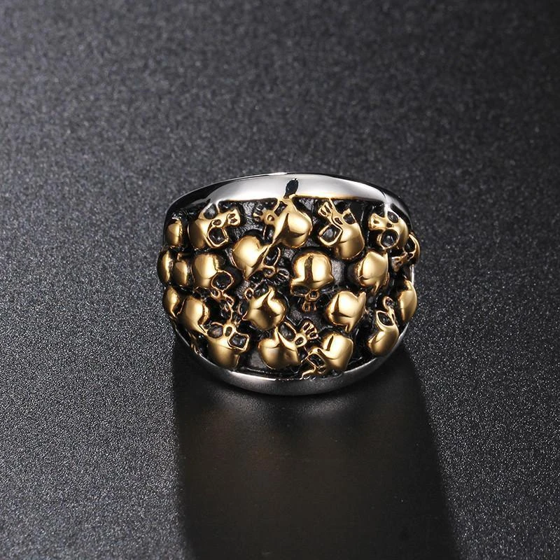 Stainless Steel Bikers Skeleton Ring 3 Stainless Steel Bikers Skeleton Ring - Image 3