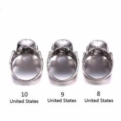 Zinc Alloy Gothic Skull & Bones Biker Ring, Silver Tone 7 Zinc Alloy Gothic Skull & Bones Biker Ring, Silver Tone -Gearup Co. Store american legend rider rings 8 gothic men s skull biker ring motorcycle biker 23357701510