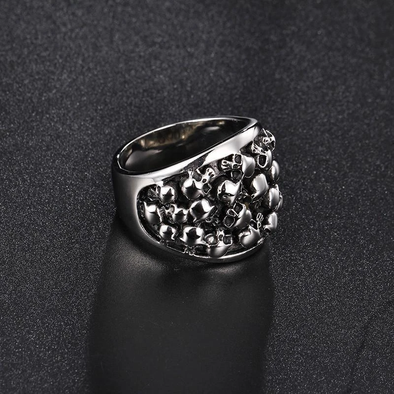 Stainless Steel Bikers Skeleton Ring 5 Stainless Steel Bikers Skeleton Ring - Image 5