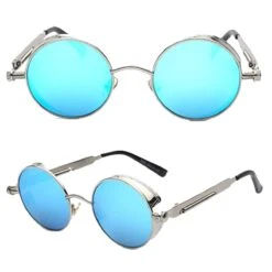 Rebel Sunglasses -Gearup Co. Store american legend rider silver blue rebel sunglasses motorcycle biker 3640769577029