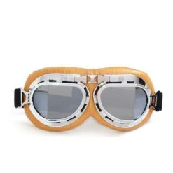 Vintage Biker Goggles 14 Vintage Biker Goggles -Gearup Co. Store american legend rider silver lens vintage biker goggles motorcycle biker 3642261143621