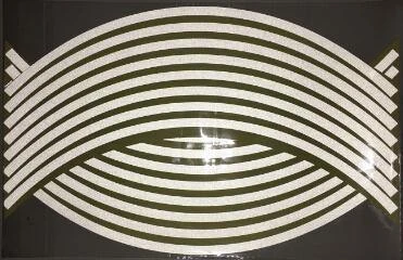 Wheel Hub Decal Sticker Reflective Stripes For 16/17/18 In Motorcycle & Car Rims 6 Wheel Hub Decal Sticker Reflective Stripes For 16/17/18 In Motorcycle & Car Rims - Image 6