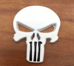 3D Metal Goth Skull Waterproof Decal Sticker -Gearup Co. Store american legend rider stickers white goth skull decal sticker motorcycle biker 5756557361221