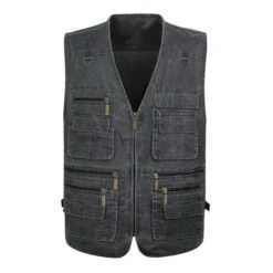 Multi-Pocket Casual Vest
