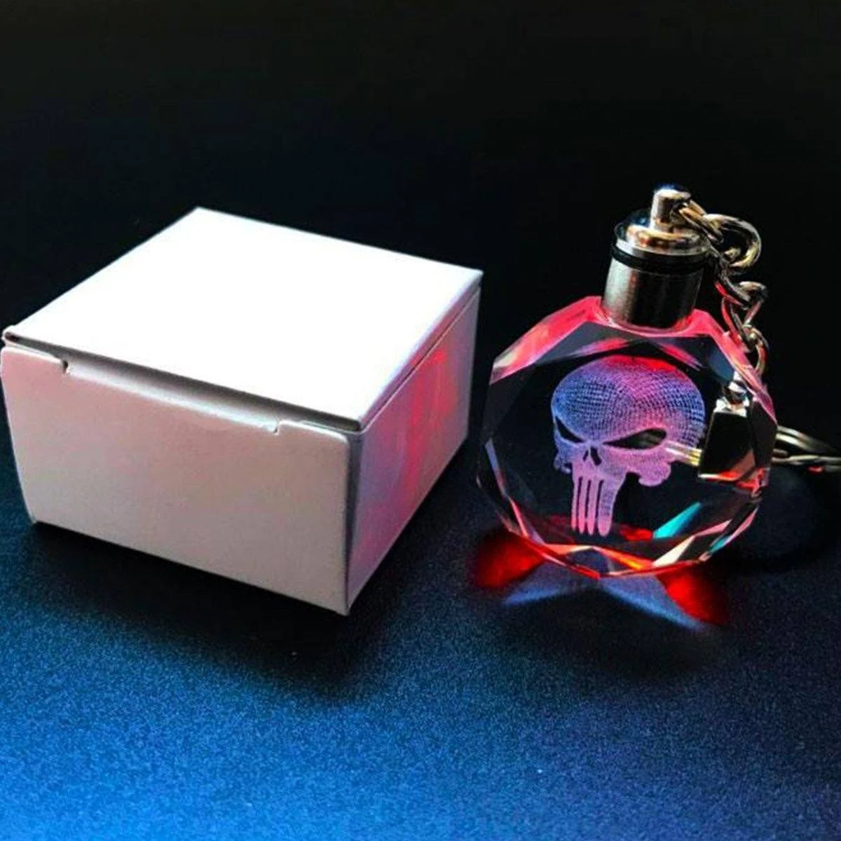 The Punisher LED Key Ring 4 The Punisher LED Key Ring - Image 4