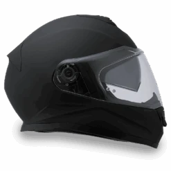 Daytona D.O.T. Bluetooth Ready Glide Modular Helmet, Dull Black -Gearup Co. Store american legend rider xs d o t bluetooth ready detour dull black helmet motorcycle biker 4581015978053
