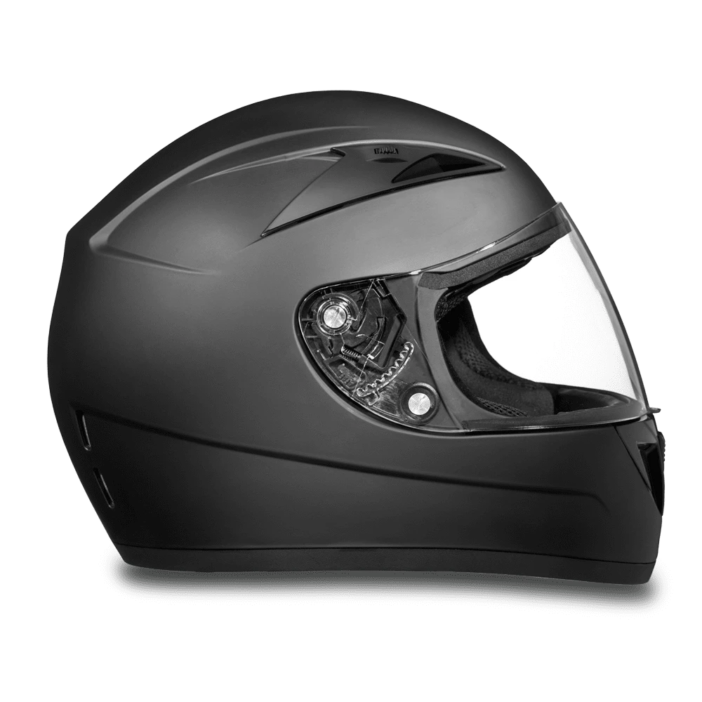 Daytona D.O.T Shadow Dull Black Helmet 4 Daytona D.O.T Shadow Dull Black Helmet - Image 4