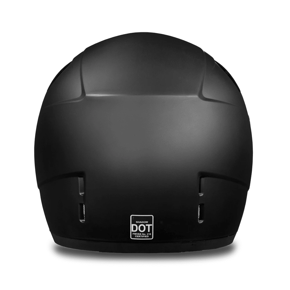 Daytona D.O.T Shadow Dull Black Helmet 6 Daytona D.O.T Shadow Dull Black Helmet - Image 6