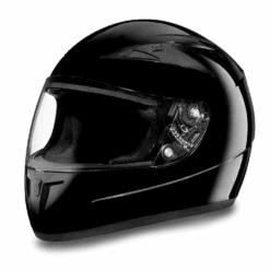 Daytona D.O.T Shadow Glossy Black Helmet