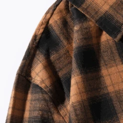 Men's Classic Plaid Flannel Shirt, Black/Yellow -Gearup Co. Store black yellow 4