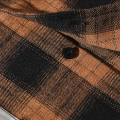 Men's Classic Plaid Flannel Shirt, Black/Yellow -Gearup Co. Store black yellow 5