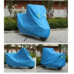 Stanley Protective Oxford Cloth Motorcycle Cover -Gearup Co. Store blue
