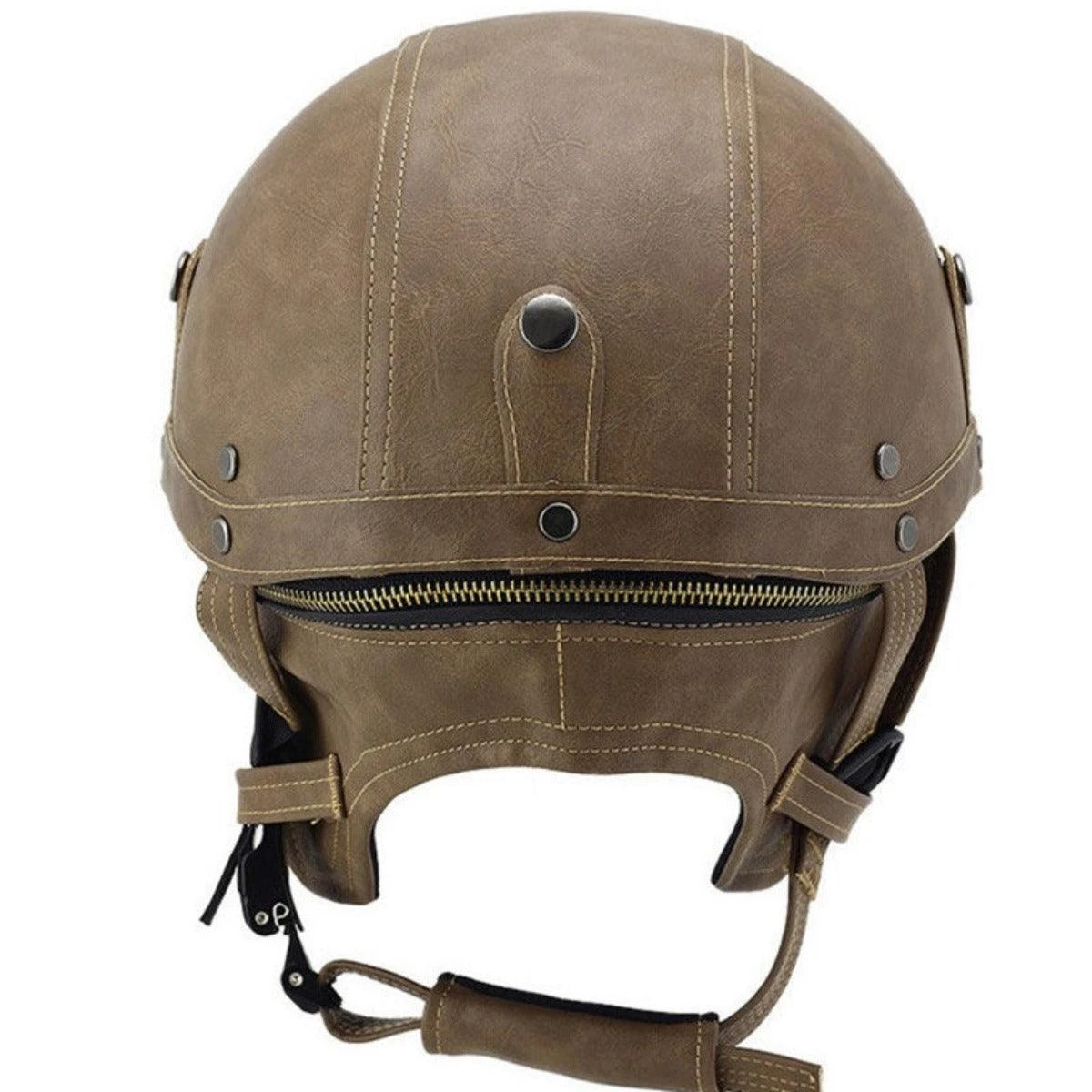 Handmade Leather German Motorcycle Helmet 3 Handmade Leather German Motorcycle Helmet - Image 3