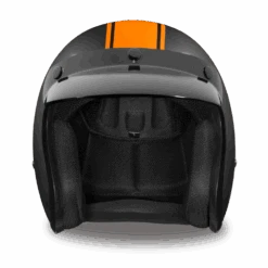 Daytona D.O.T Cruiser Orange Pin Stripe Helmet -Gearup Co. Store c7swJQaT 1