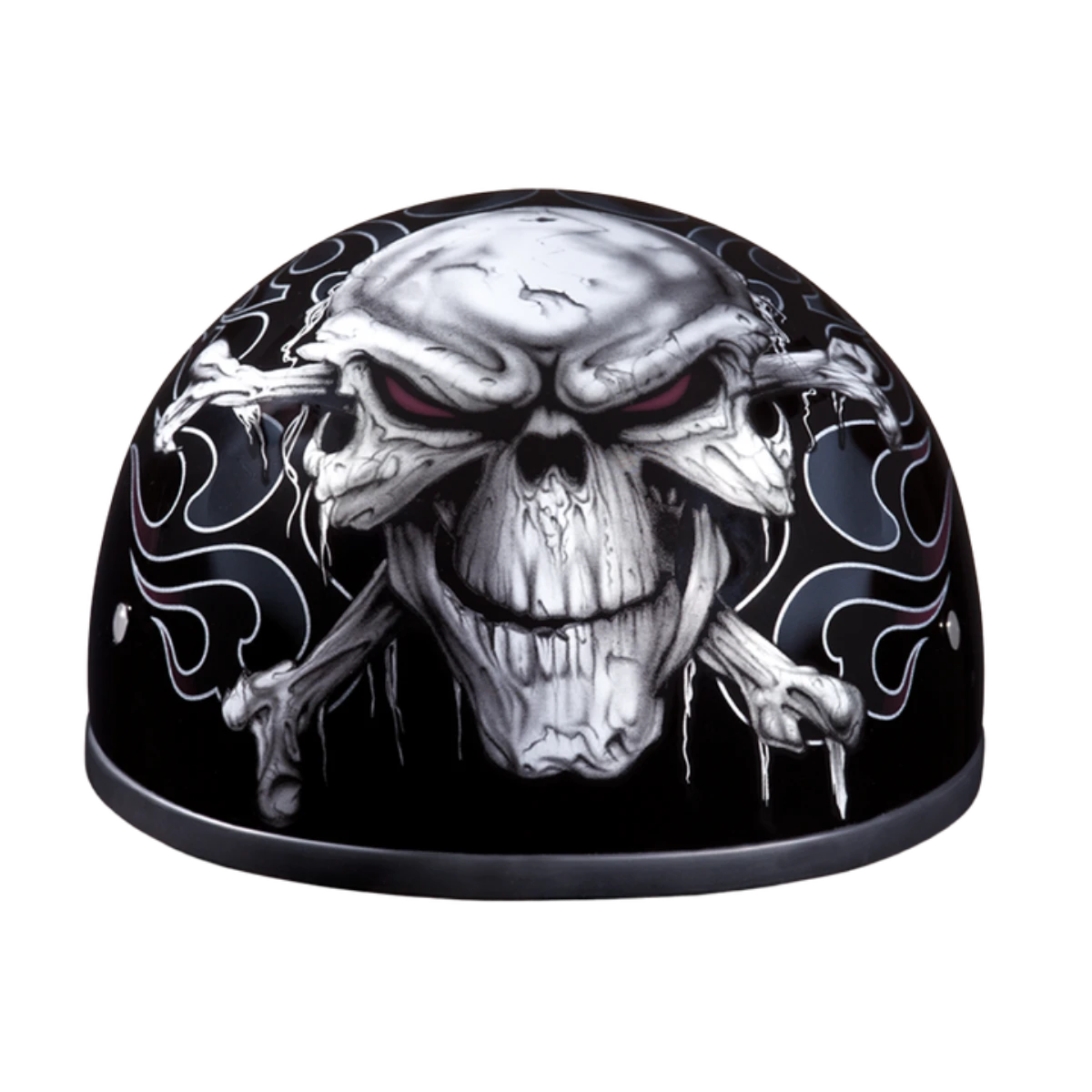 Daytona D.O.T Skull Cap - W/Cross Bones Helmet 2 Daytona D.O.T Skull Cap - W/Cross Bones Helmet - Image 2