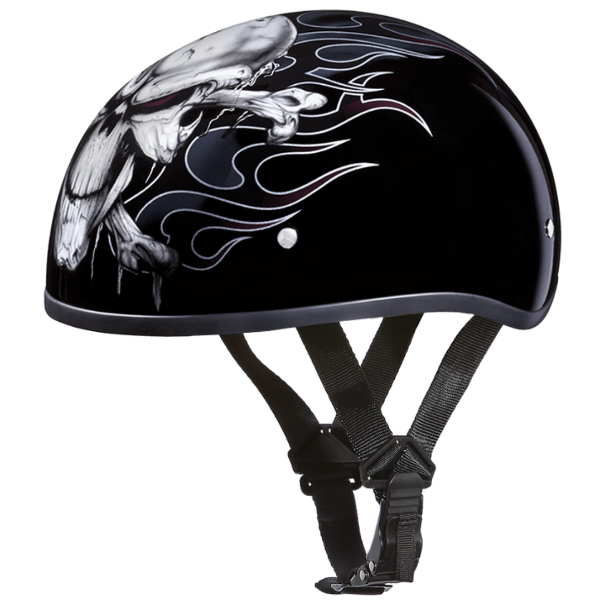 Daytona D.O.T Skull Cap - W/Cross Bones Helmet 1 Daytona D.O.T Skull Cap - W/Cross Bones Helmet