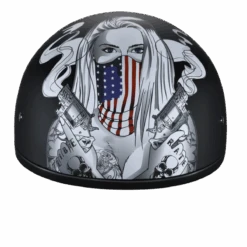 Daytona D.O.T Skull Cap - W/Make 'Em Pay Helmet