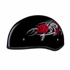 Daytona D.O.T Skull Cap - W/Rose Helmet -Gearup Co. Store d6 r 2 720x 442ad9b2 42d2 49fa a18f c18bd7f1ce88