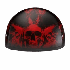 Daytona D.O.T Skull Cap - W/Skull Red Flame Helmet -Gearup Co. Store d6 sfr 2 720x 1042c1ae 8fbd 4b12 9cbc 939bc036b2fd