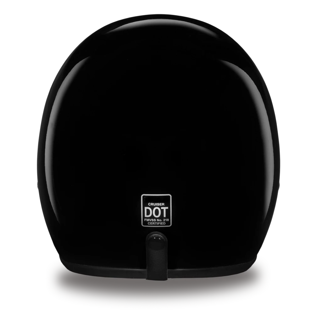Daytona D.O.T Cruiser Hi-Gloss Black Helmet 6 Daytona D.O.T Cruiser Hi-Gloss Black Helmet - Image 6