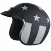 Daytona D.O.T Cruiser - W/Captain America Stealth Open Face Helmet