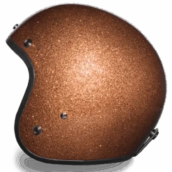Daytona D.O.T Cruiser Motorcycle Helmet 3/4 Shell Root Beer Metal Flake -Gearup Co. Store dc7 rb 3