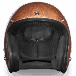Daytona D.O.T Cruiser Motorcycle Helmet 3/4 Shell Root Beer Metal Flake -Gearup Co. Store dc7 rb 6