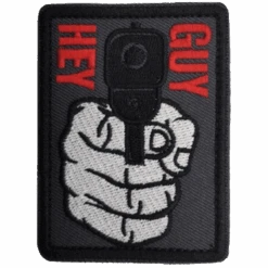 Hey Guy Gun Patch, 6cm X 8cm