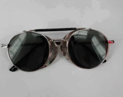 Bikers Retro Round Steampunk Glasses -Gearup Co. Store image