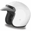 Daytona D.O.T Cruiser Hi-Gloss White Helmet