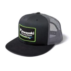 Factory Effex Kawasaki Racing Snapback Hat, Gray/Black