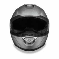 Daytona D.O.T. Glide Silver Metallic Modular Motorcycle Helmet -Gearup Co. Store mg sm 5