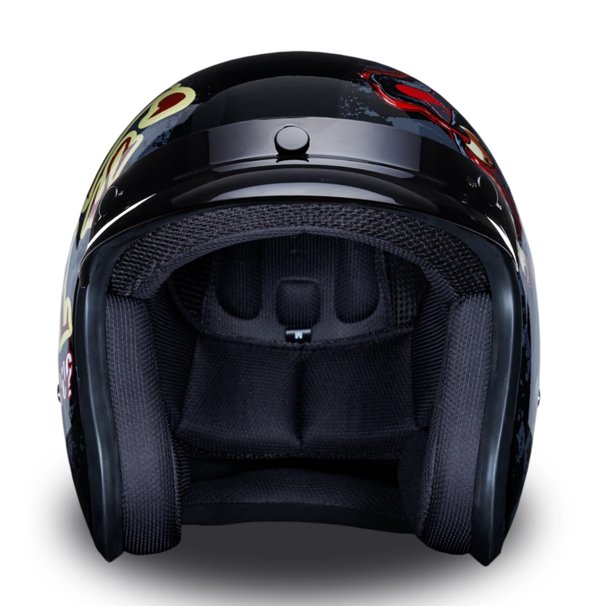 Daytona D.O.T. Cruiser W/ Joker Motorcycle Open Face 3/4 Shell Helmet 2 Daytona D.O.T. Cruiser W/ Joker Motorcycle Open Face 3/4 Shell Helmet - Image 2