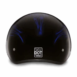 Daytona D.O.T Skull Cap - W/Skull Blue Flame Helmet -Gearup Co. Store p.5615.3 d6 sfb 4 720x 89d355ab 344e 448d bf7e a246f8353413